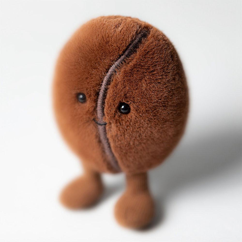 Food Jellycat Plyšáci Amuseables Coffee Bean,13cm x 8cm x 6cm Hnědé | JCKTG-7580