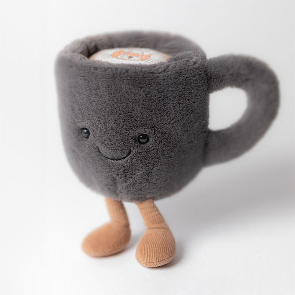 Food Jellycat Plyšáci Amuseables Coffee Cup,14cm x 10cm x 9cm Černé | ZOWUX-3480