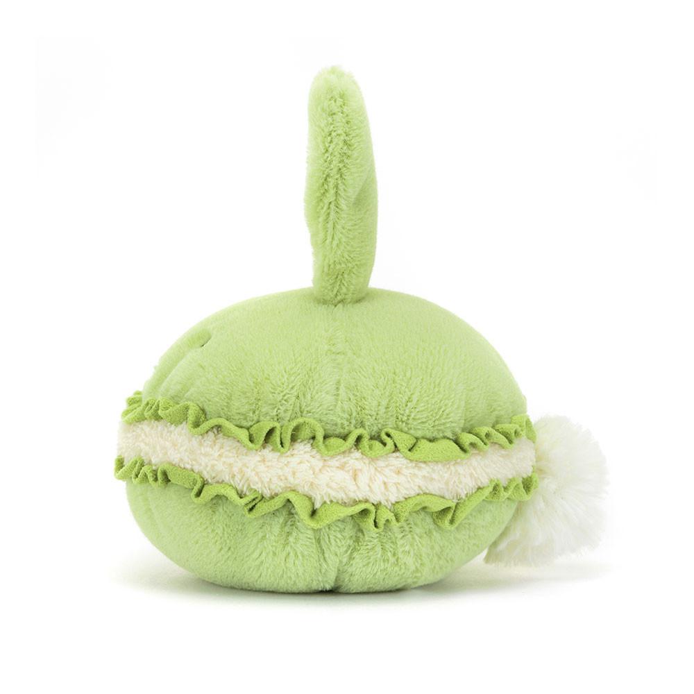 Food Jellycat Plyšáci Amuseables Dainty Dessert Bunny Macaron,12cm x 12cm x 12cm Zelene | QLMBX-0149