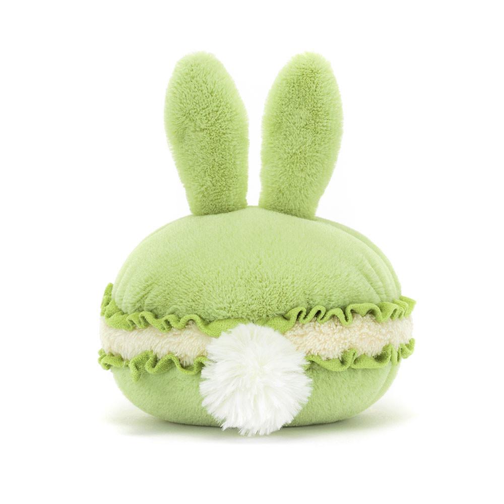 Food Jellycat Plyšáci Amuseables Dainty Dessert Bunny Macaron,12cm x 12cm x 12cm Zelene | QLMBX-0149