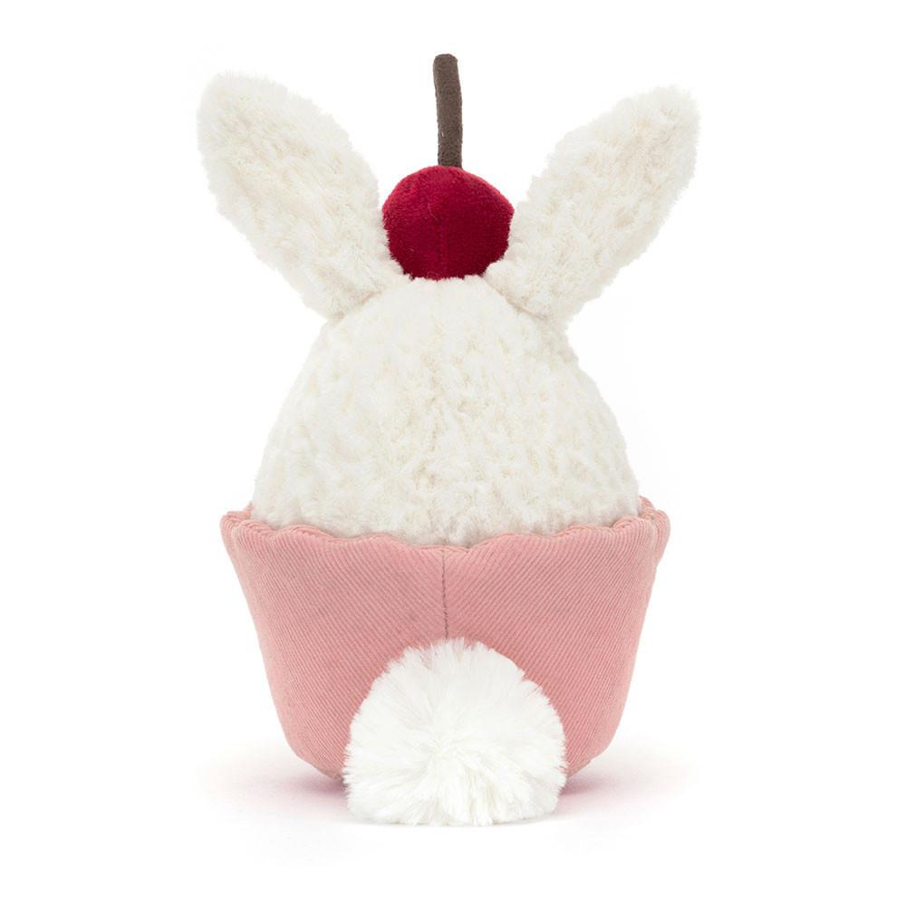 Food Jellycat Plyšáci Amuseables Dainty Dessert Bunny Cupcake,14cm x 10cm x 9cm Bílé | JSDFU-1740