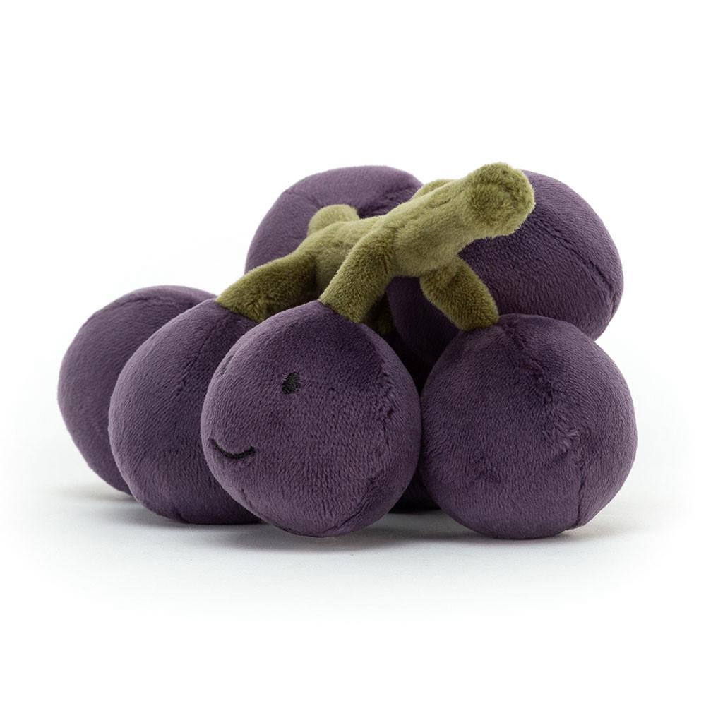 Food Jellycat Plyšáci Amuseables Fabulous Fruit Grapes,17cm x 9cm x 9cm Fialové | FHZVN-9743
