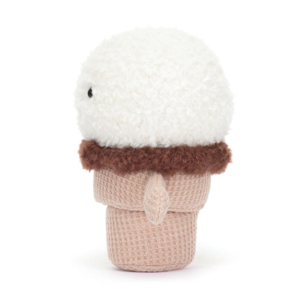 Food Jellycat Plyšáci Amuseables Ice Cream Cone,14cm x 9cm x 5cm Bílé | TSBPG-6802