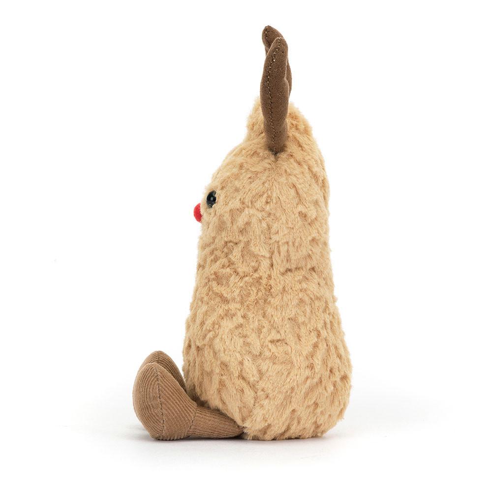 Food Jellycat Plyšáci Amuseables Peanut Reindeer,15cm x 7cm x 6cm Béžový | SZNKE-0961