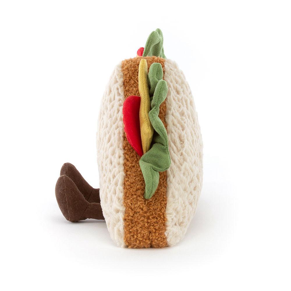 Food Jellycat Plyšáci Amuseables Sandwich,18cm x 25cm x 7cm Béžový | NPKVH-4059