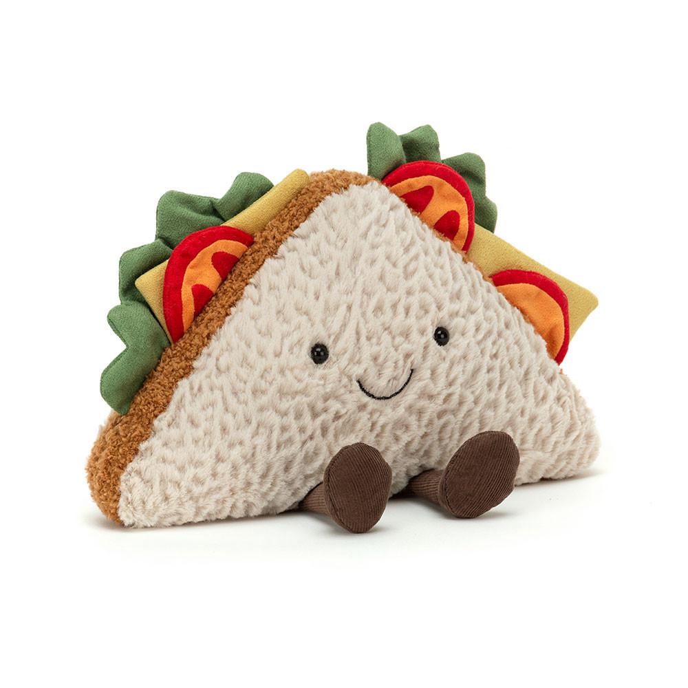 Food Jellycat Plyšáci Amuseables Sandwich,18cm x 25cm x 7cm Béžový | NPKVH-4059
