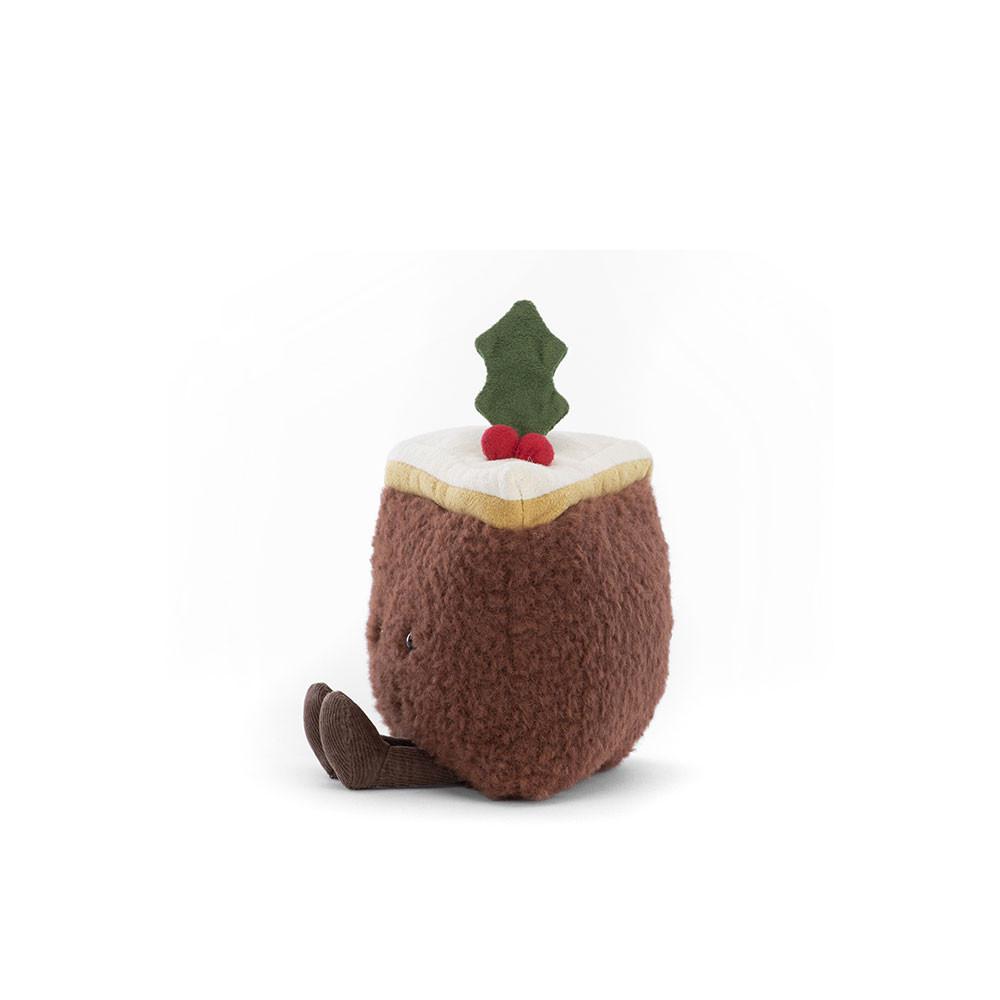 Food Jellycat Plyšáci Amuseables Slice of Christmas Cake,12cm x 13cm x 8cm Hnědé | JNIKO-3196