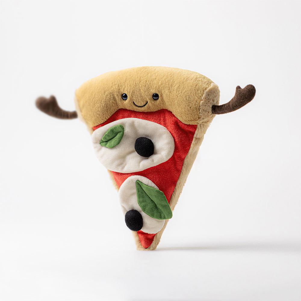 Food Jellycat Plyšáci Amuseables Slice of Pizza,23cm x 19cm x 5cm Béžový | QLTOF-1706