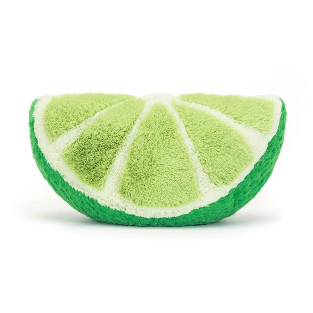 Food Jellycat Plyšáci Amuseables Slice of Lime,18cm x 25cm x 11cm Zelene | KEQJY-9132