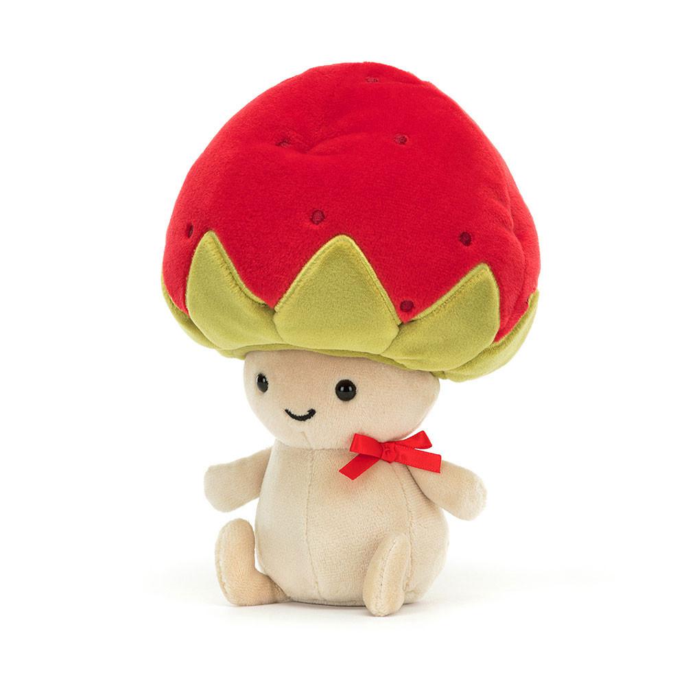 Food Jellycat Plyšáci Amuseables Straw-Beret Sallie,17cm x 12cm x 6cm Červené | EVMOH-6082