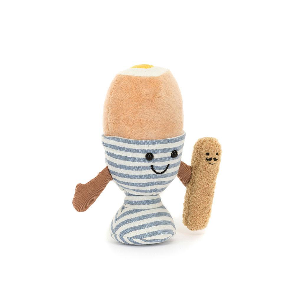 Food Jellycat Plyšáci Amuseables Vajíčkoetha Vajíčko & Lance Soldier,16cm x 12cm x 6cm Béžový | ZUGCD-7219
