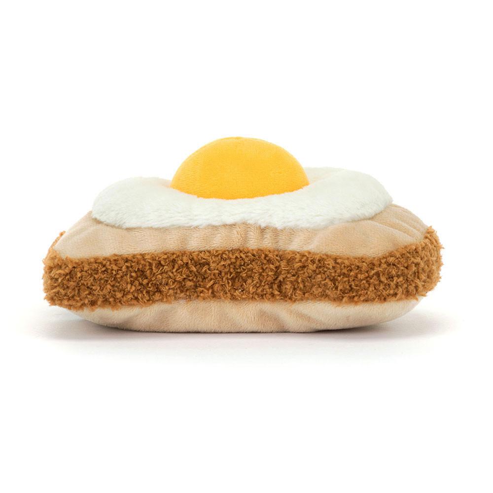 Food Jellycat Plyšáci Amuseables Vajíčkolantine Vajíčko On Toast,12cm x 16cm x 12cm Béžový | CQKFL-8071
