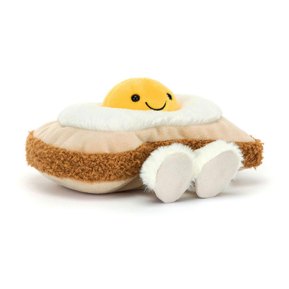 Food Jellycat Plyšáci Amuseables Vajíčkolantine Vajíčko On Toast,12cm x 16cm x 12cm Béžový | CQKFL-8071