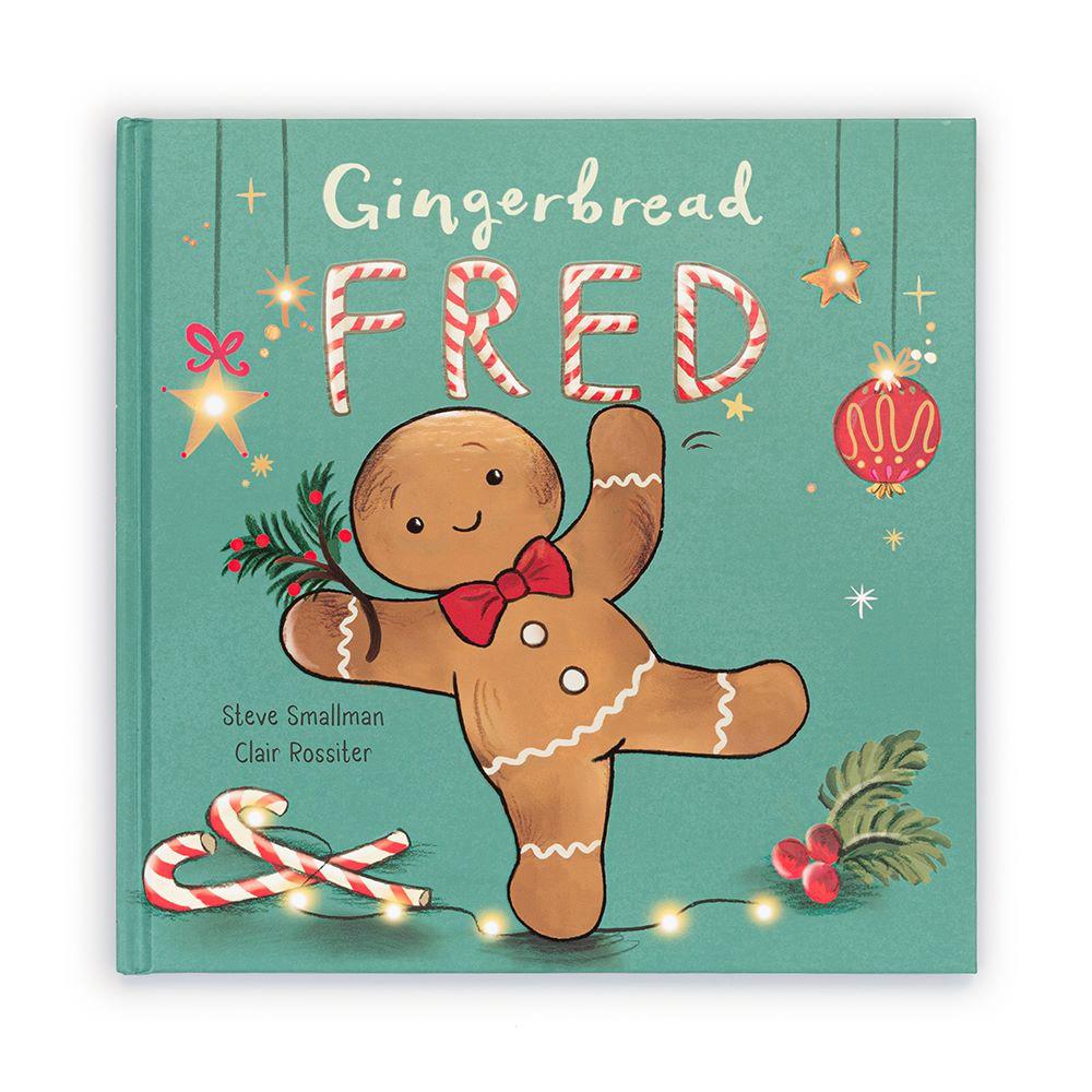 Food Jellycat Plyšáci Gingerbread FBook and Jolly Gingerbread FOriginal, Hnědé | FQEXN-8240