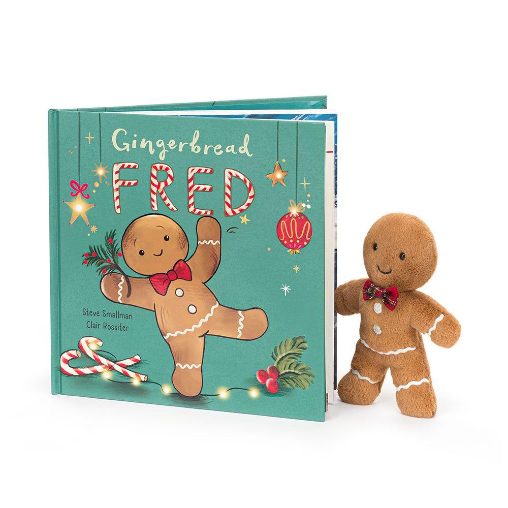 Food Jellycat Plyšáci Gingerbread FBook and Jolly Gingerbread FOriginal, Hnědé | FQEXN-8240