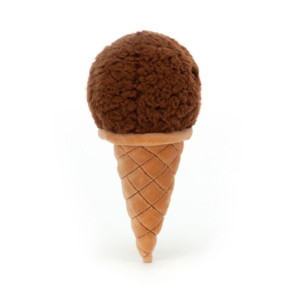Food Jellycat Plyšáci Irresistible Ice Cream Chocolate,17cm x 8cm x 7cm Hnědé | UYTAR-2394