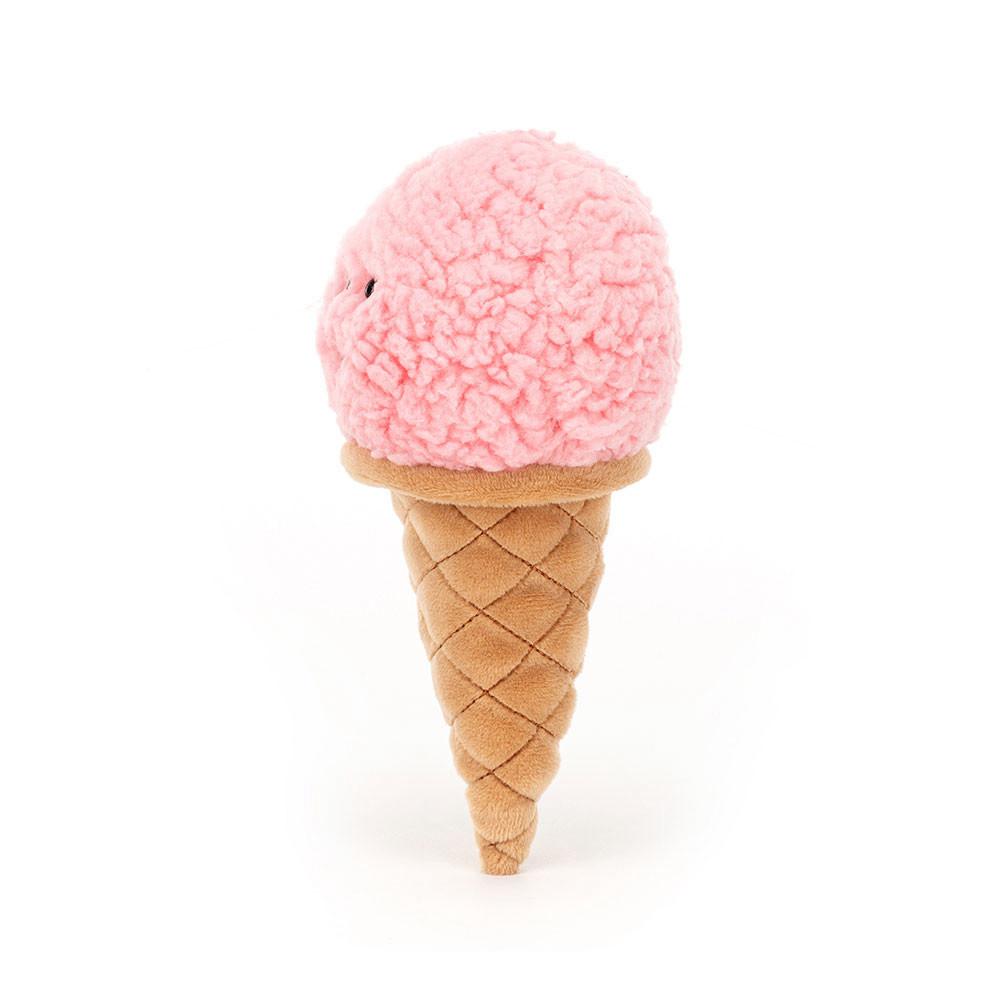 Food Jellycat Plyšáci Irresistible Ice Cream Strawberry,17cm x 8cm x 7cm Růžové | MWDGA-8329