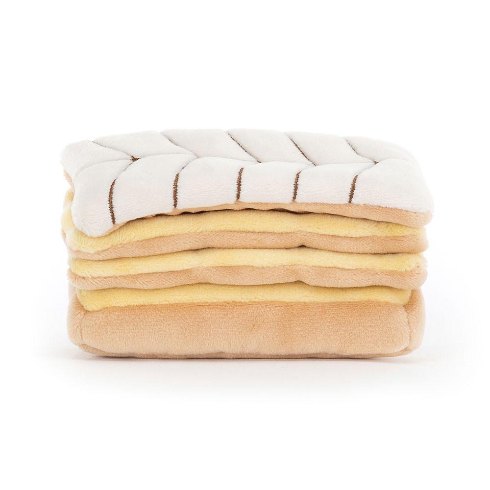 Food Jellycat Plyšáci Pretty Patisserie Mille Feuille,6cm x 10cm x 5cm Béžový | ZRISK-4105