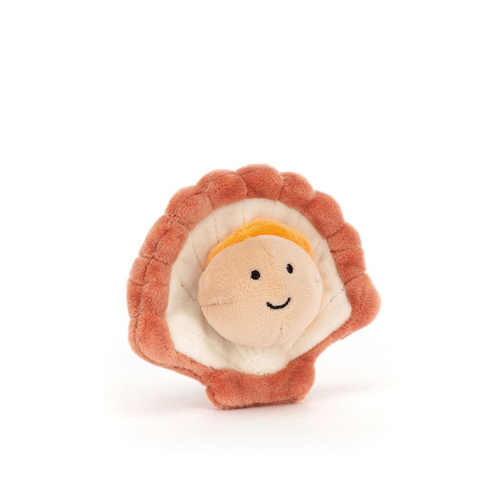 Food Jellycat Plyšáci Sensational Seafood Scallop,9cm x 11cm x 4cm Hnědé | ZIGBT-8739
