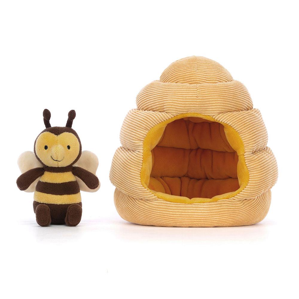 Hmyz Jellycat Plyšáci Honeyhome Bee,18cm x 17cm x 13cm Žluté | ANQKP-4206