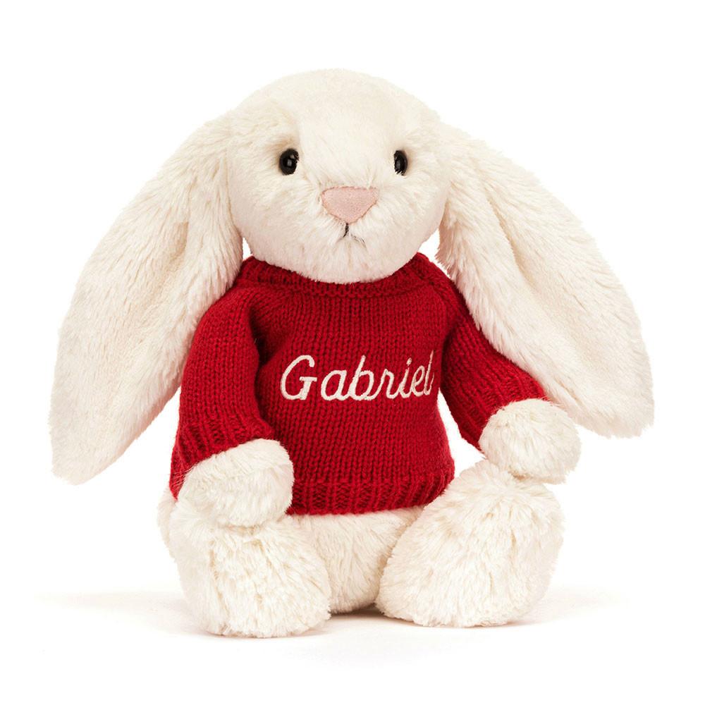 Jumpers Jellycat Bashful Cream Bunny,31cm x 12cm x 9cm Bílé | QDMUI-3792