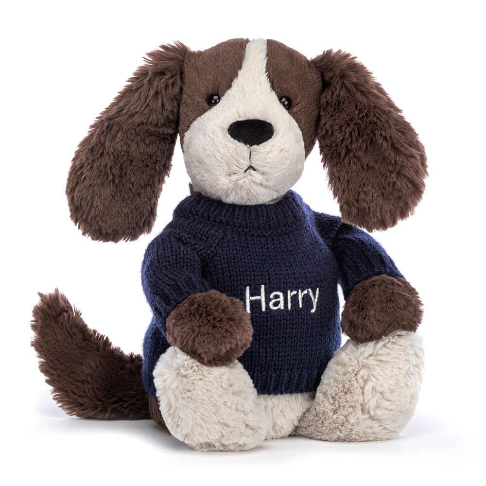 Jumpers Jellycat Bashful Fudge Puppy,31cm x 12cm x 9cm Hnědé | MYFTU-8652