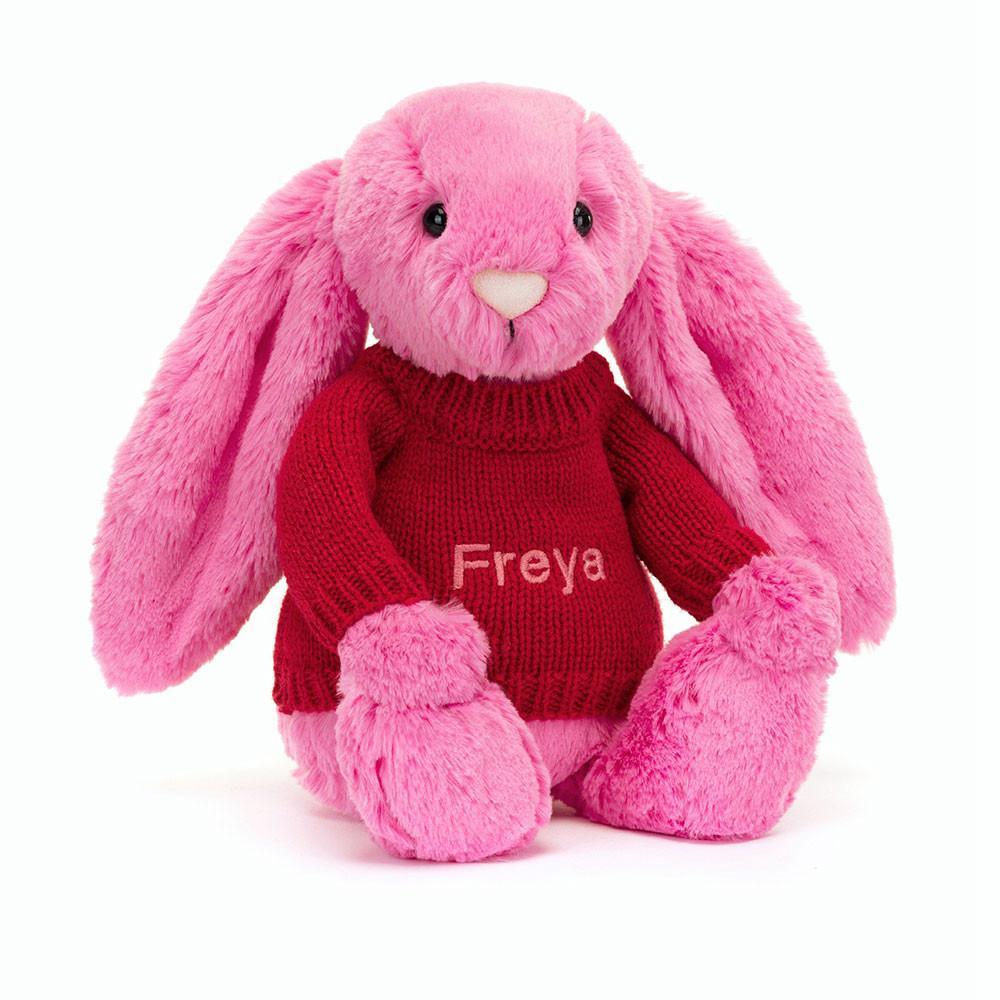 Jumpers Jellycat Bashful Hot Bunny,31cm x 12cm x 9cm Růžové | UDBWV-2317