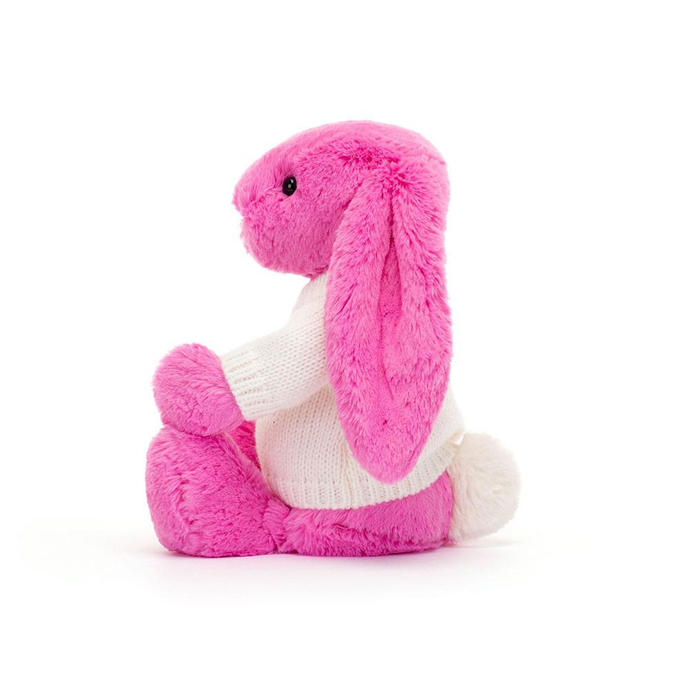 Jumpers Jellycat Bashful Hot Bunny with Cream Jumper,31cm x 12cm x 9cm Růžové | VBPKM-7402