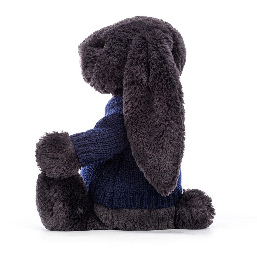 Jumpers Jellycat Bashful Inky Bunny,31cm x 12cm x 9cm Černé | ZUPHN-5216