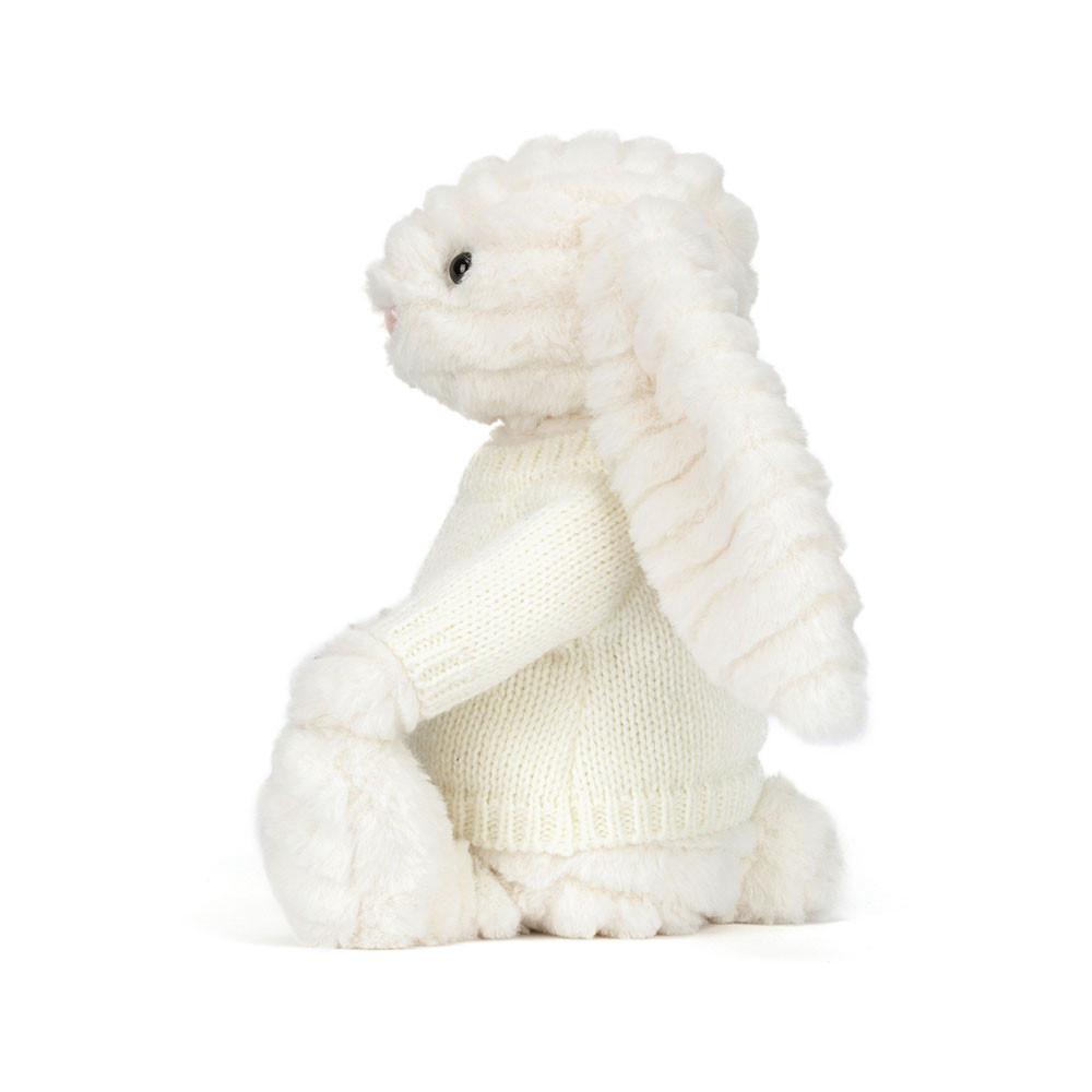 Jumpers Jellycat Bashful Luxe Bunny Nimbus with Cream Jumper,31cm x 12cm x 9cm Bílé | FDRVZ-8723