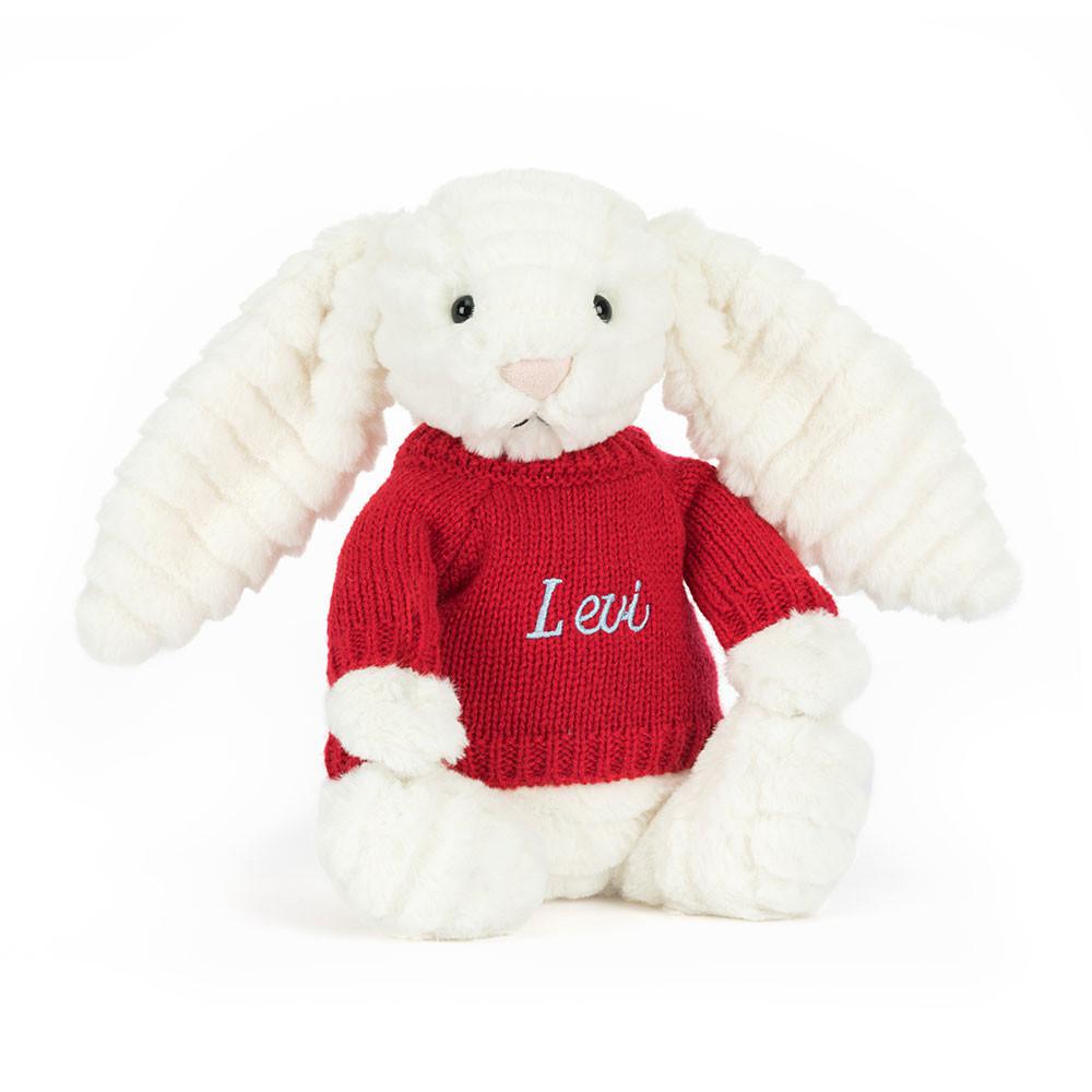 Jumpers Jellycat Bashful Luxe Bunny Nimbus,31cm x 12cm x 9cm Bílé | WTBOF-0185
