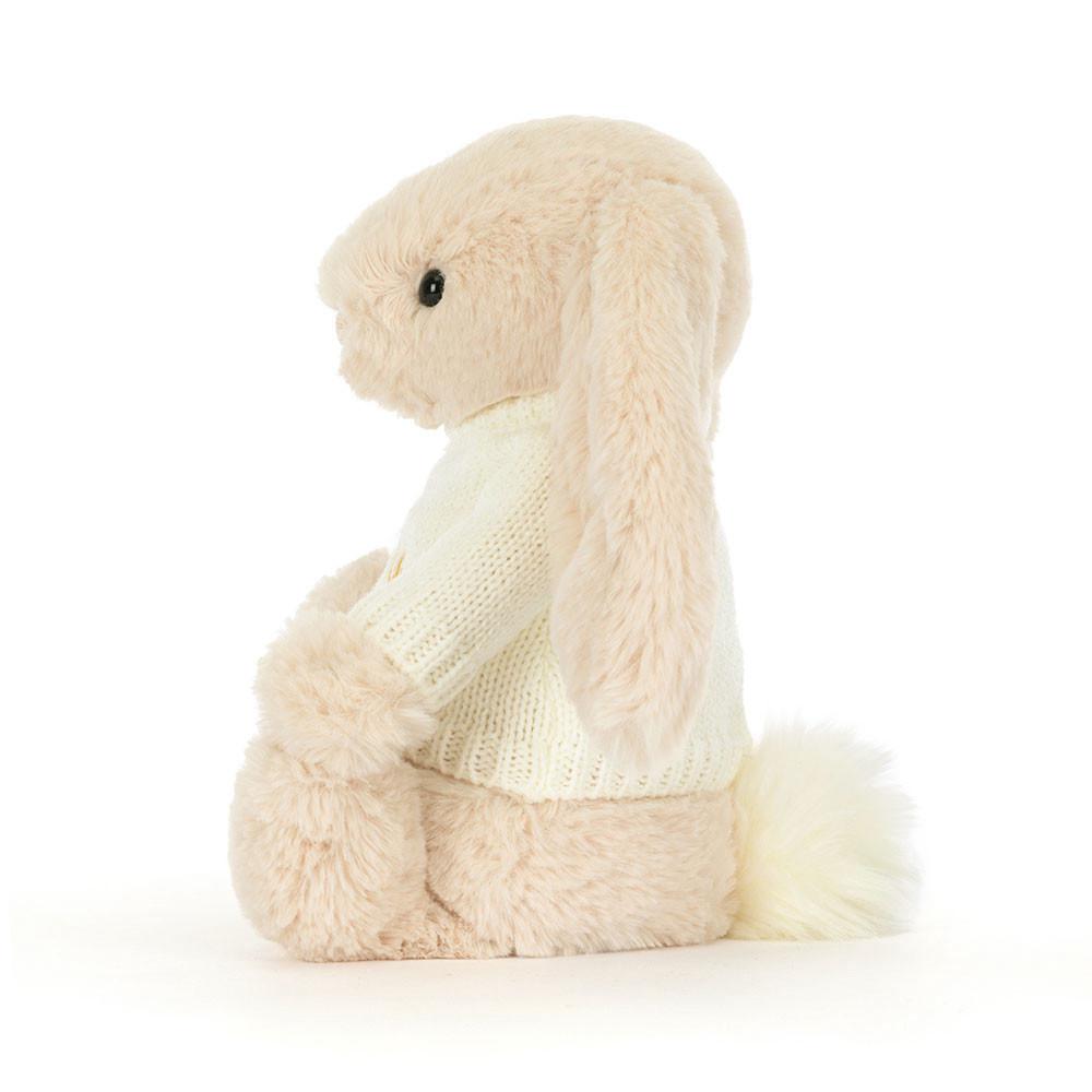 Jumpers Jellycat Bashful Luxe Bunny Willow with Cream Jumper,31cm x 12cm x 9cm Béžový | BXREK-0612