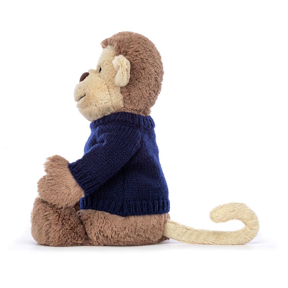 Jumpers Jellycat Bashful Opičky,31cm x 12cm x 9cm Hnědé | WUDHA-3694