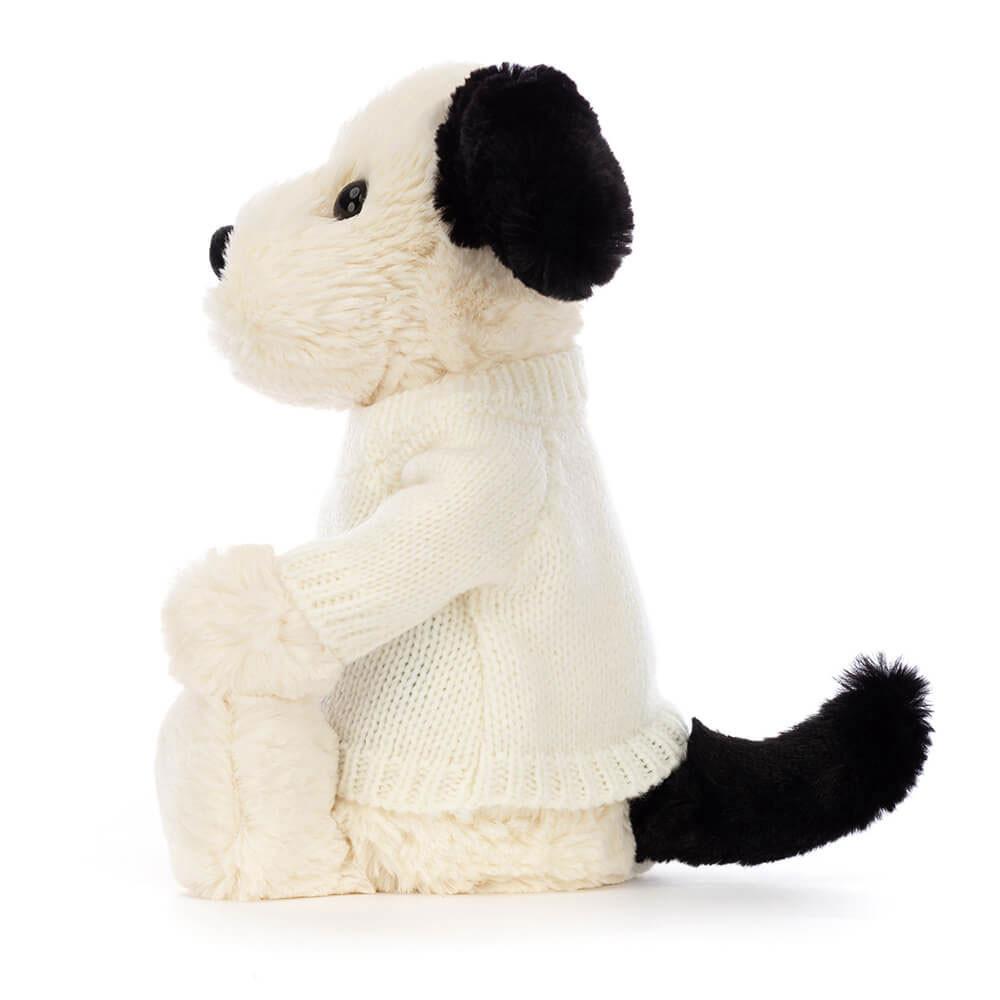 Jumpers Jellycat Bashful Puppy with Cream Jumper,31cm x 12cm x 9cm Bílé | ZCSRI-1593