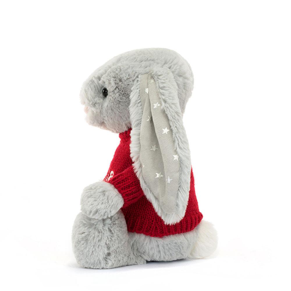 Jumpers Jellycat Bashful Shimmer Bunny,31cm x 12cm x 9cm Šedé | REWPN-4725