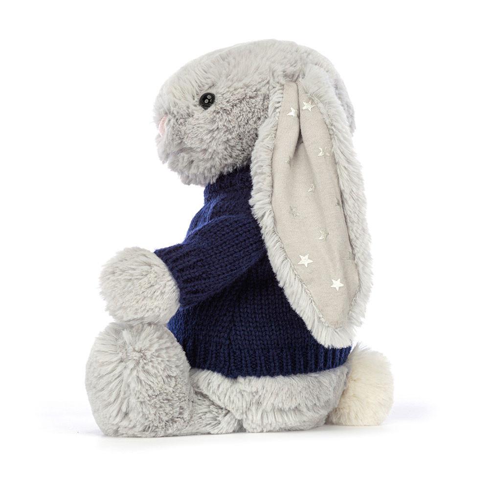Jumpers Jellycat Bashful Shimmer Bunny,31cm x 12cm x 9cm Šedé | PFGTO-6157