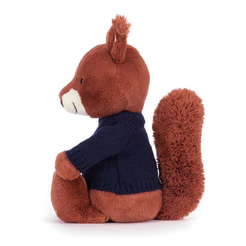 Jumpers Jellycat Bashful Squirrel,31cm x 12cm x 9cm Červené | SOGDL-8196