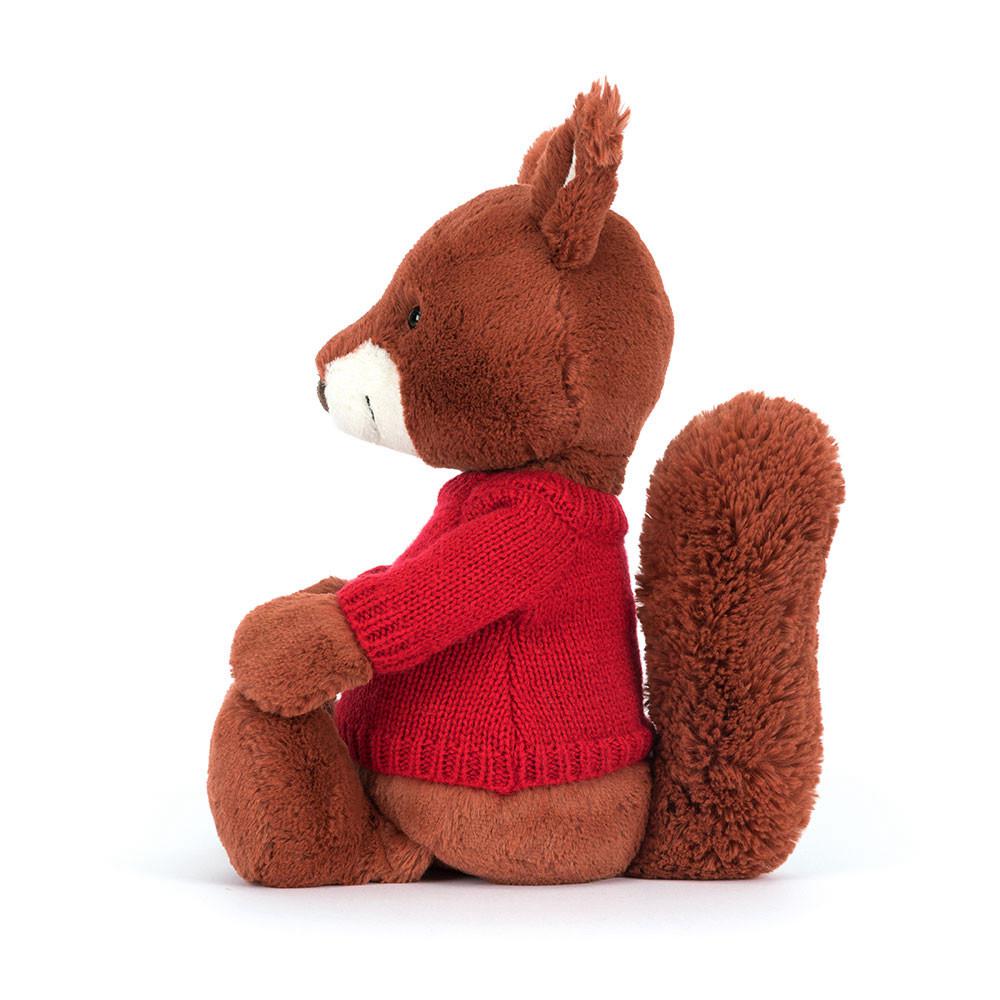 Jumpers Jellycat Bashful Squirrel,31cm x 12cm x 9cm Červené | XIDHK-6403