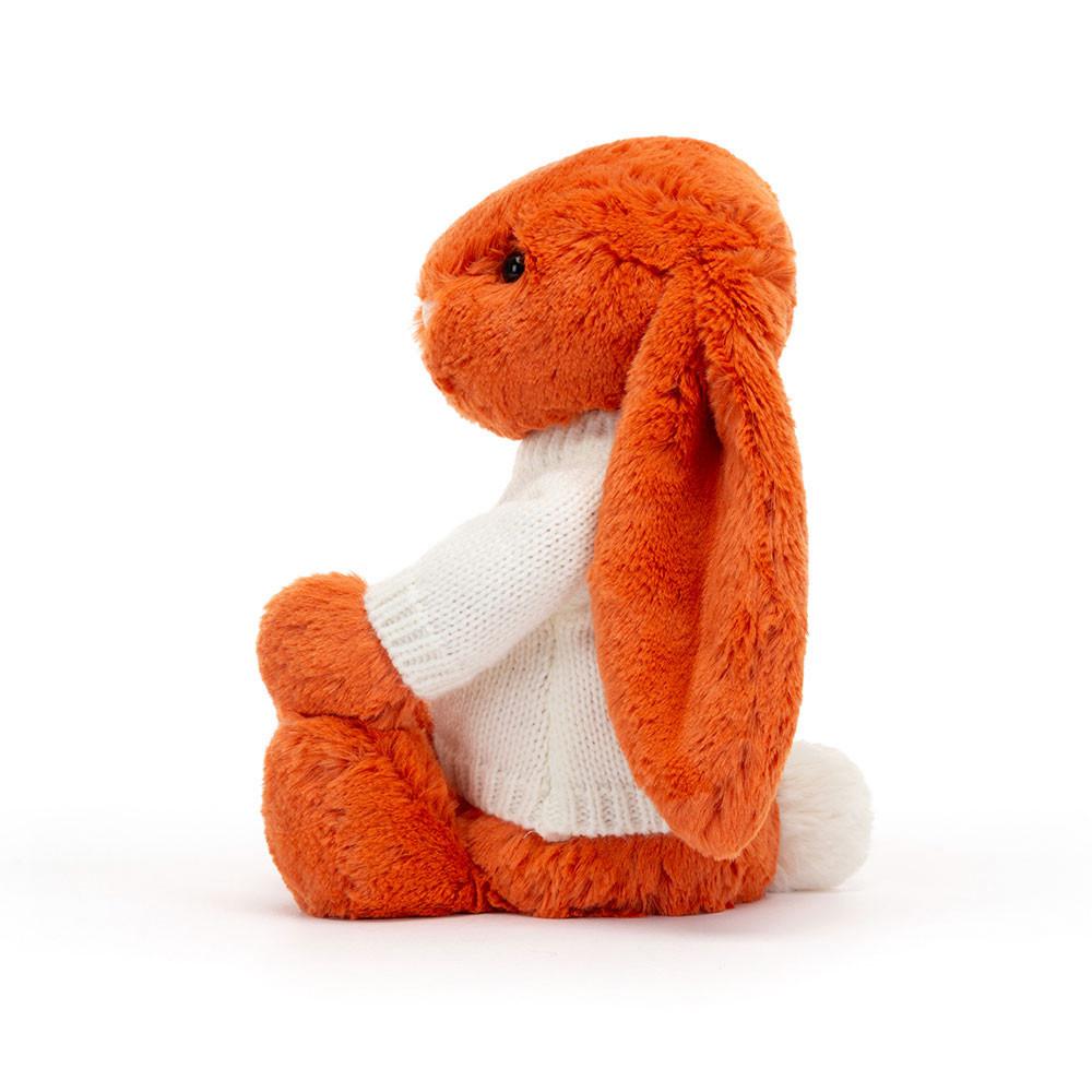 Jumpers Jellycat Bashful Tangerine Bunny with Cream Jumper,31cm x 12cm x 9cm Oranžové | KJWUD-5036