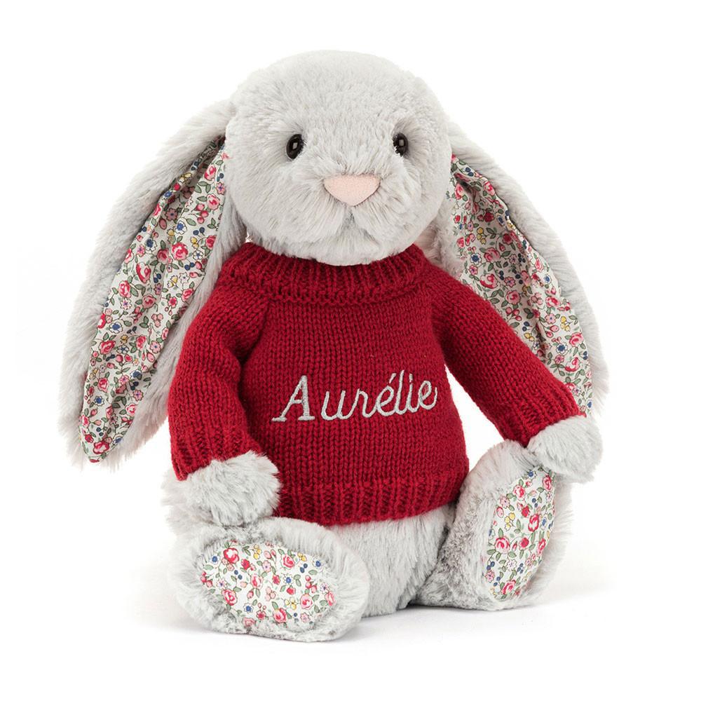 Jumpers Jellycat Blossom Bunny,31cm x 12cm x 9cm Šedé | ZASOM-9023
