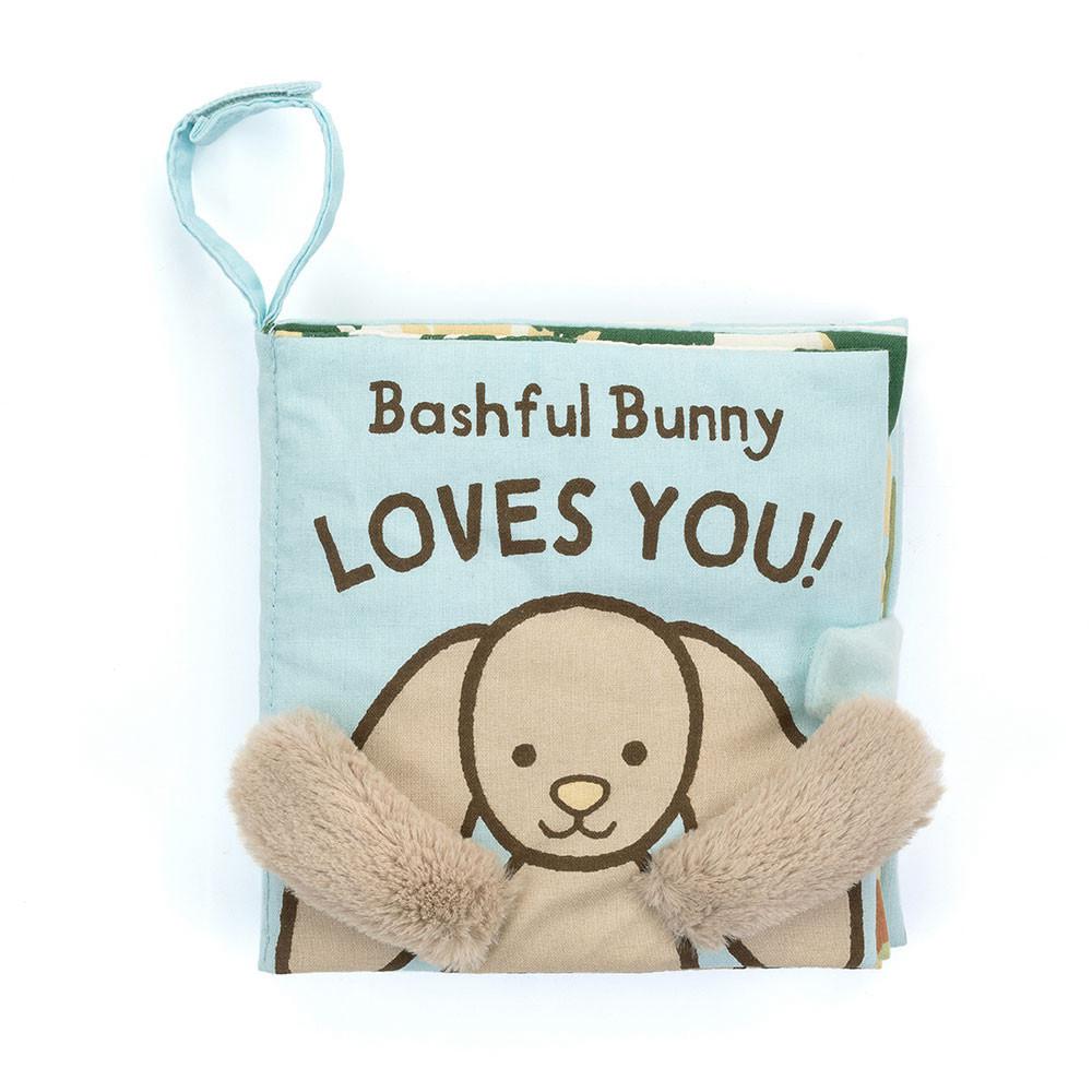 Knihy Jellycat Bashful Bunny Loves You,15cm x 15cm x 5cm Béžový | GIXQL-0714