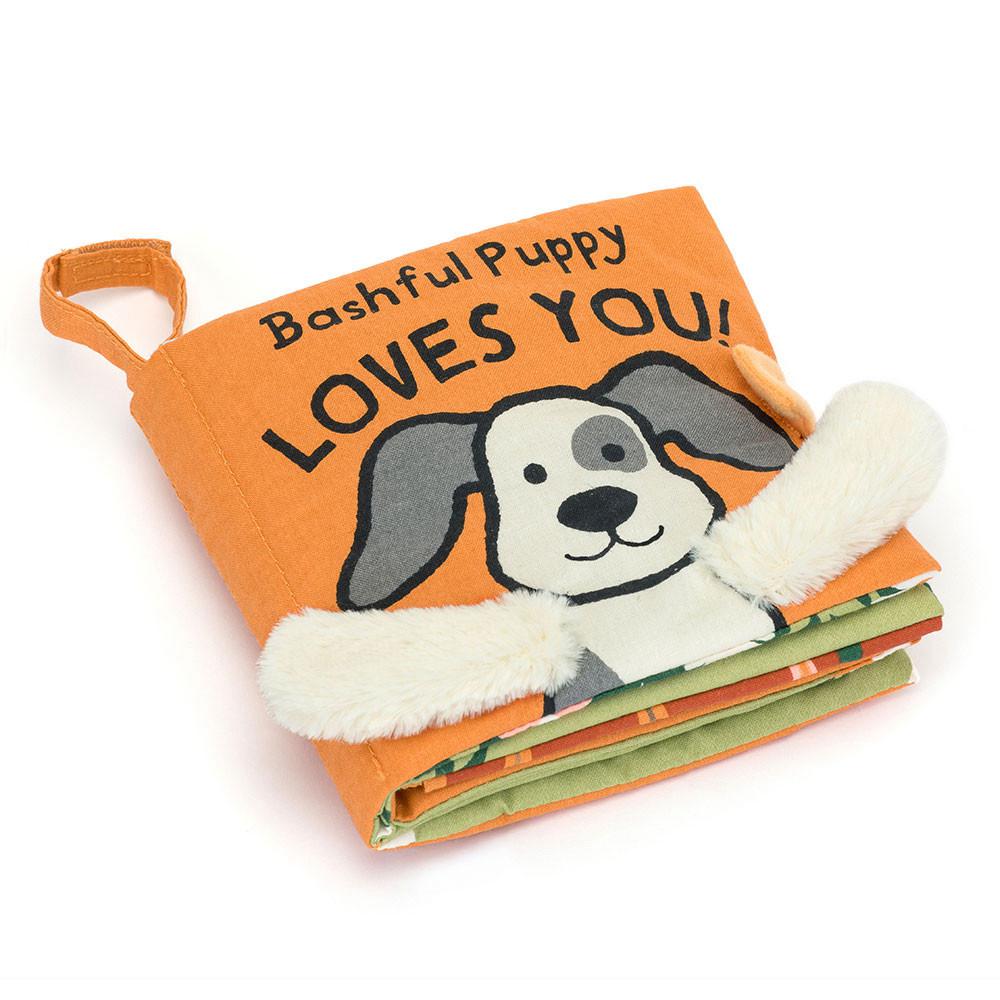 Knihy Jellycat Bashful Puppy Loves You,15cm x 15cm x 5cm Bílé | GAHSP-9871