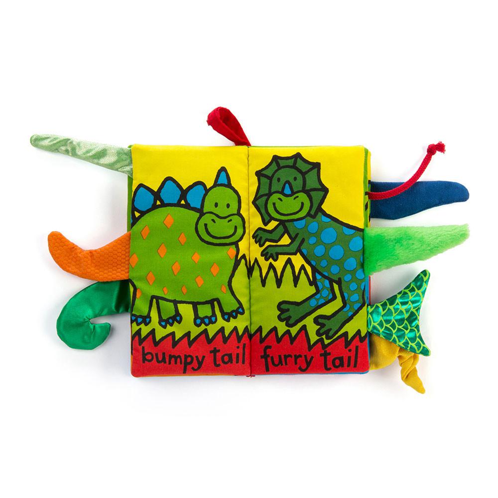Knihy Jellycat Dino Tails,22cm x 13cm x 5cm Zelene | CFTYS-4283