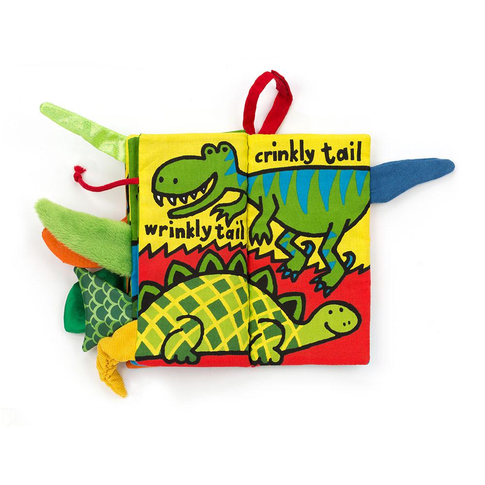 Knihy Jellycat Dino Tails,22cm x 13cm x 5cm Zelene | CFTYS-4283