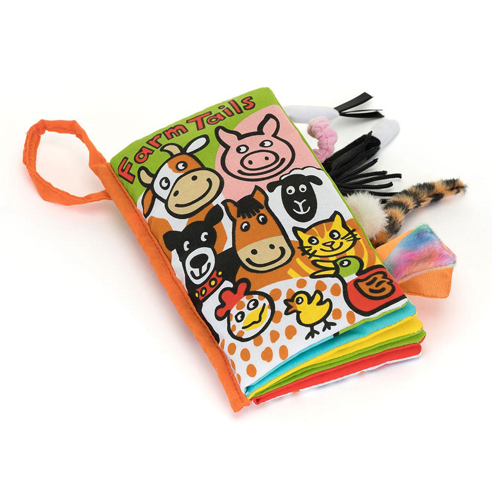 Knihy Jellycat Farm Tails Activity,22cm x 13cm x 5cm Zelene | USBIK-3709