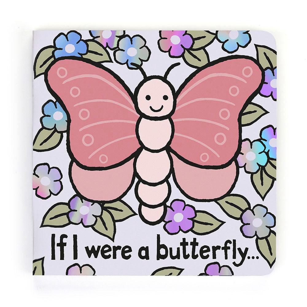 Knihy Jellycat If I Were A Butterfly Board,15cm x 15cm x 2cm Růžové | UDSWY-4126