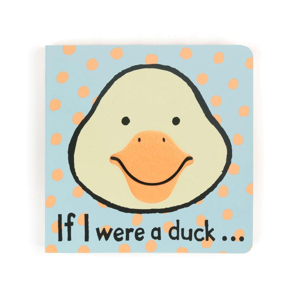 Knihy Jellycat If I Were A Duck Board,15cm x 15cm x 2cm Žluté | PUGDM-5419