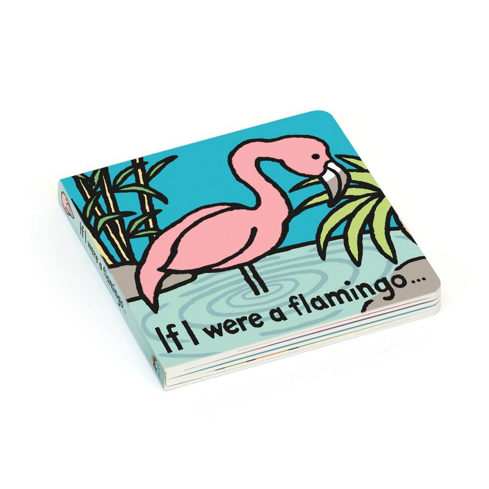 Knihy Jellycat If I Were A Flamingo Board,15cm x 15cm x 2cm Růžové | WRTNZ-2743