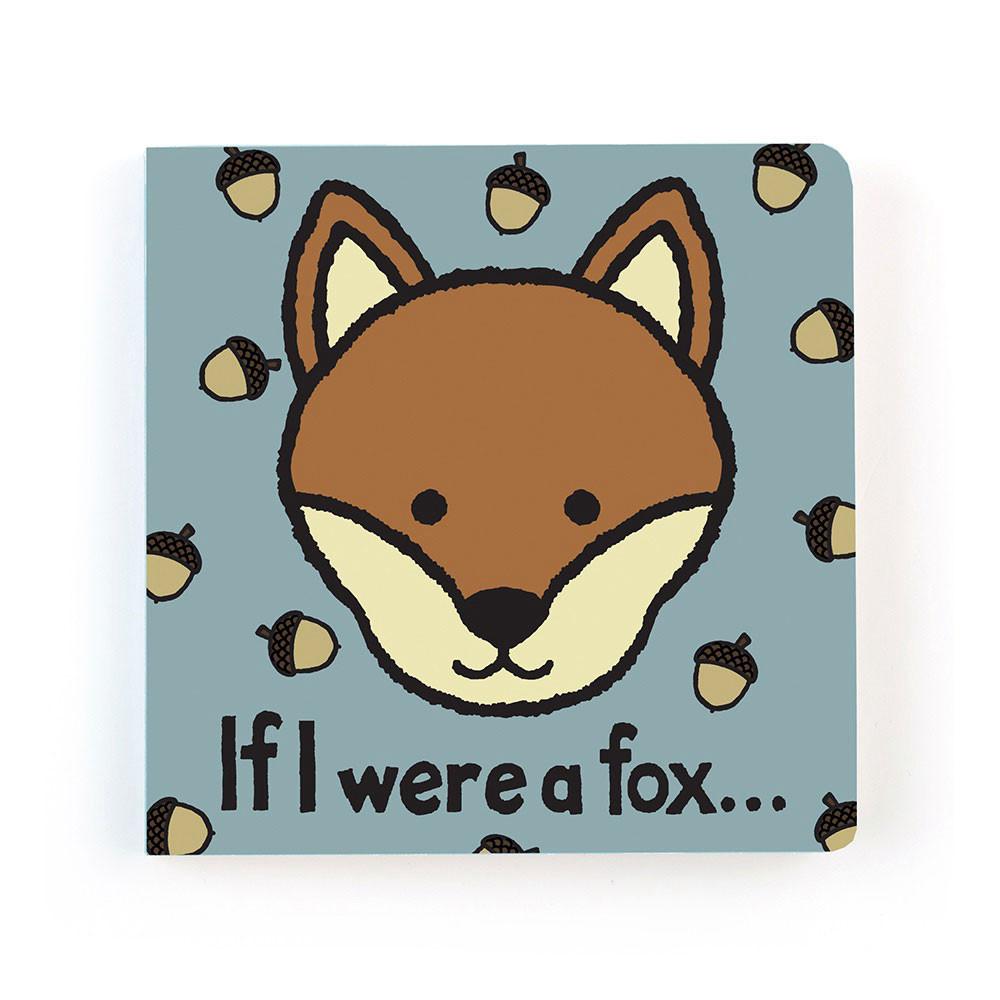 Knihy Jellycat If I Were A Fox Board,15cm x 15cm x 2cm Oranžové | FDZEL-5209