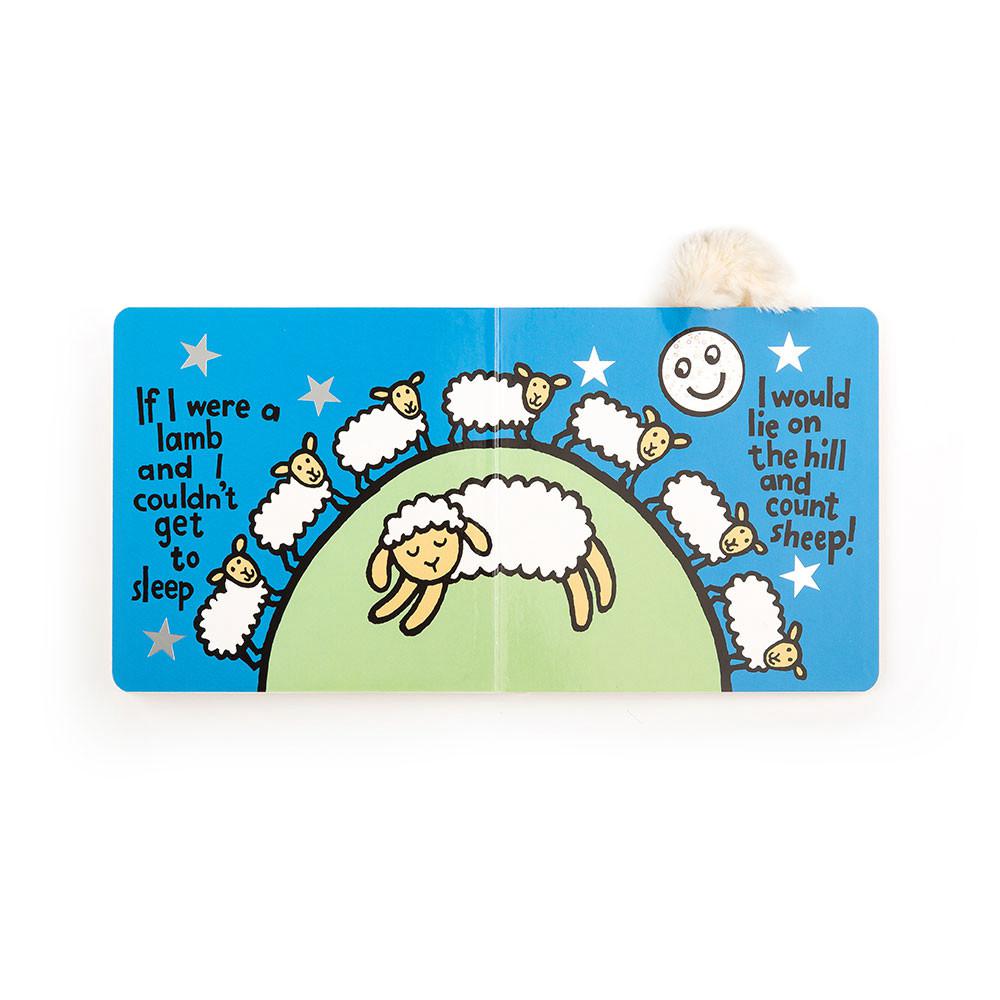 Knihy Jellycat If I Were A Lamb Board,15cm x 15cm x 2cm Bílé | GOJWD-5732